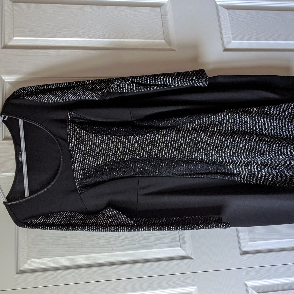 2X Black Michel Studio Dress